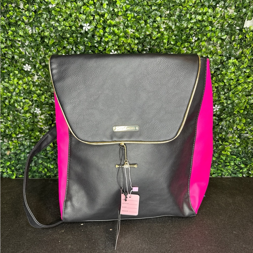 Juicy Couture Black and Pink Women's Bag